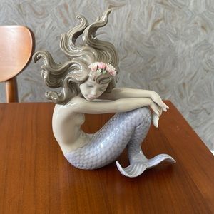 Lladro illusion mermaid figurine